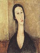 Amedeo Modigliani Ritratto di donna or Portrait of Hanka Zborowska (mk39) painting